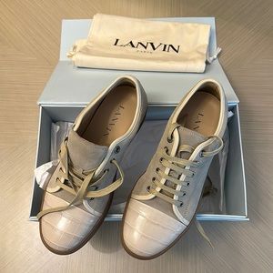 New Lanvin suede shoes